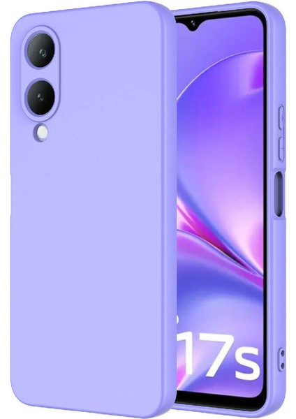 Vivo Y17S Kılıf Kamera Korumalı Renkli Içi Süet Lansman Silikon