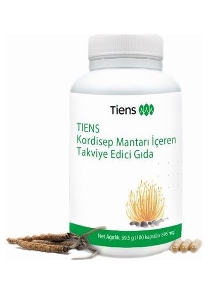 Tiens Kordiseps Mantarı Takviye Edici Gıda 100 Tablet