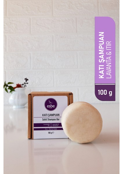 Esbe Doğal Lavanta & Itır Katı Şampuan 100 gr fiyatları