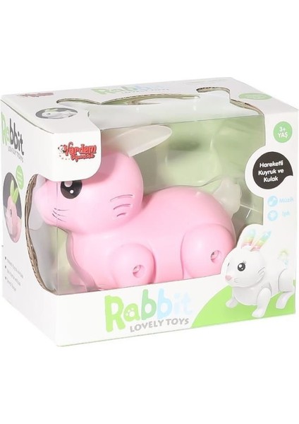 LZH-99777-1 Sesli ve Işıklı Sevimli Tavşan -Vardem