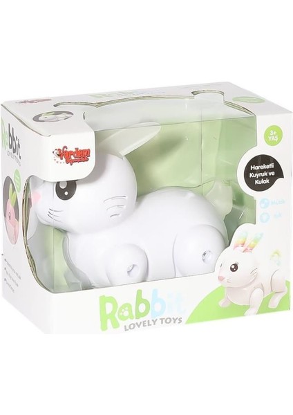 LZH-99777-1 Sesli ve Işıklı Sevimli Tavşan -Vardem fiyatları