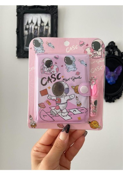 Astronot Puffy Mini Kalemli Defter 1 Adet fiyatları