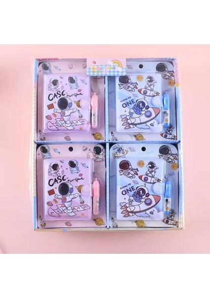 Astronot Puffy Mini Kalemli Defter 1 Adet fırsatları