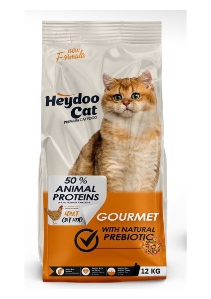 Cat Gourmet Tavuklu Yetişkin Renkli Kedi Maması 12 kg