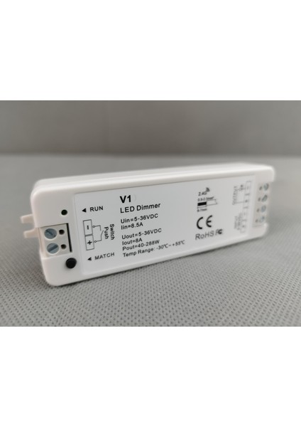 LED Dimmer Anahtarı 12V 24V 36V 5V Dc - Karartma Kontrol Cihazı 1CH*8A 2.4ghz Rf fiyatları
