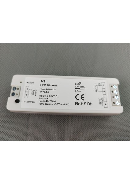 LED Dimmer Anahtarı 12V 24V 36V 5V Dc - Karartma Kontrol Cihazı 1CH*8A 2.4ghz Rf fırsatları