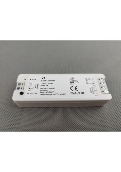 LED Dimmer Anahtarı 12V 24V 36V 5V Dc - Karartma Kontrol Cihazı 1CH*8A 2.4ghz Rf indirimleri