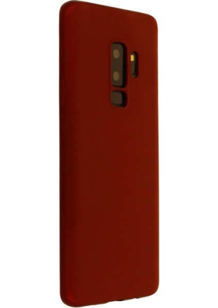 Samsung Galaxy S9 Plus Kılıf Premium Rubber Silikon - Bordo