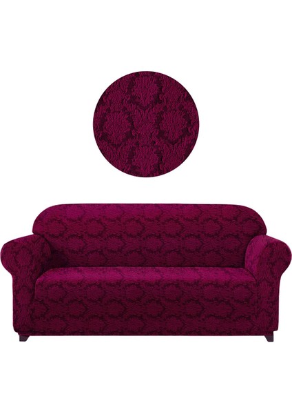 Jakarli Koltuk ,kanepe ,çekyat Örtüsü Şal Desen Esnekli ETEKSIZ3KIŞILIK Koltuk Için