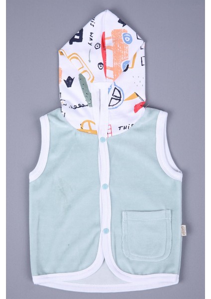 Babyhola Kadife Yelek Patikli Pantolon Unisex Bebek 2'li Set Yeşil fiyatları