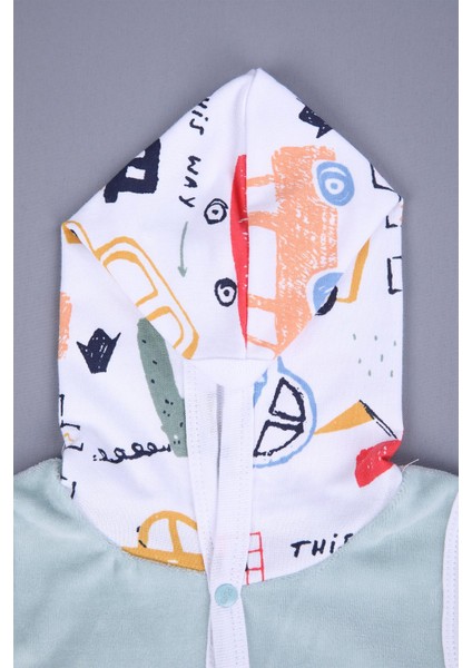 Babyhola Kadife Yelek Patikli Pantolon Unisex Bebek 2'li Set Yeşil fırsatları