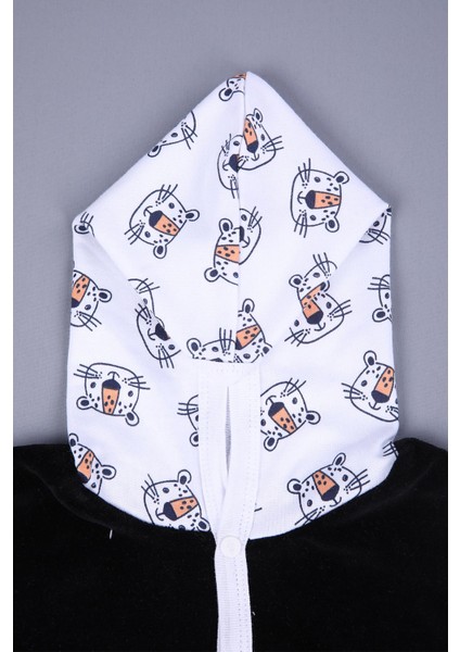 Babyhola Kadife Yelek Patikli Pantolon Unisex Bebek 2'li Set Siyah modelleri