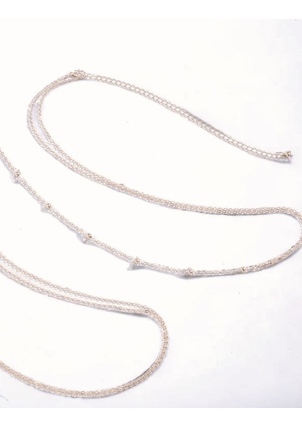 Minimalist Vücut Zinciri - Yaz Aksesuarları Için Toplu Zincir Detaylı Göbek ve Iç Çamaşır Zinciri modelleri