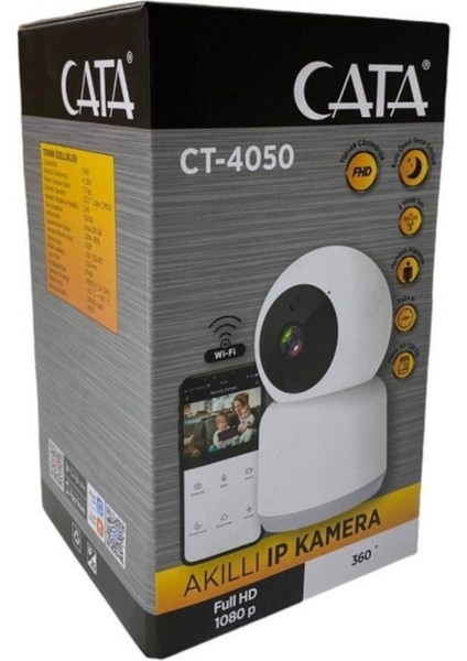 Akıllı Kamera Ip Full Hd 1080P CT-4050 -4050