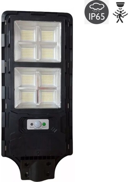 250 W Sensörlü Solar Sokak Lambası - Beyaz Işık (6500K) - CT-4641