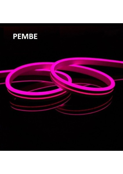 CT-4555 5m 12V Pembe Neon LED Hortum