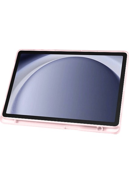 Samsung Galaxy Tab A9 8.7inç X110 X113 X115 X117 Kılıf Kalem Bölmeli Trifolding Case