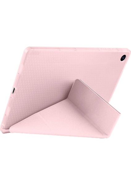 Samsung Galaxy Tab A9 8.7inç X110 X113 X115 X117 Kılıf Kalem Bölmeli Trifolding Case