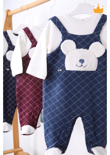 Babyhola %100 Pamuk Kız Erkek Bebek Tulum 13500