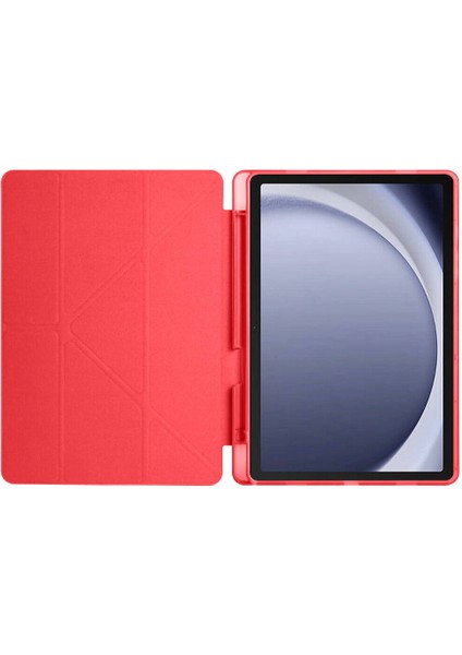Samsung Galaxy Tab A9 8.7inç X110 X113 X115 X117 Kılıf Kalem Bölmeli Trifolding Case modelleri