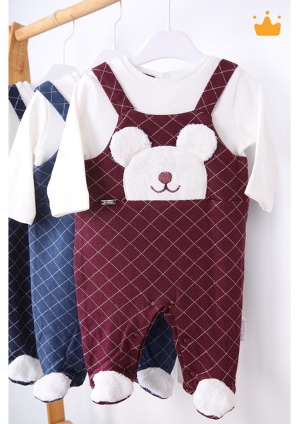 Babyhola %100 Pamuk Kız Erkek Bebek Tulum 13500