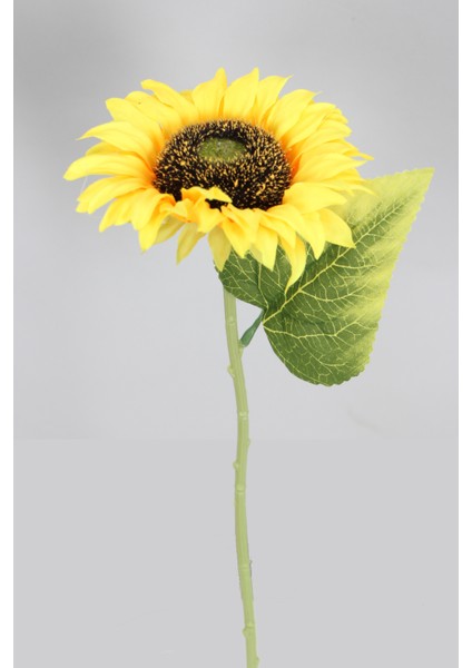 Yapay Ayçiçeği Dalı 33 cm Sarı