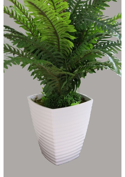 Yapay Aşk Merdiveni Melamin Saksıda 60 cm