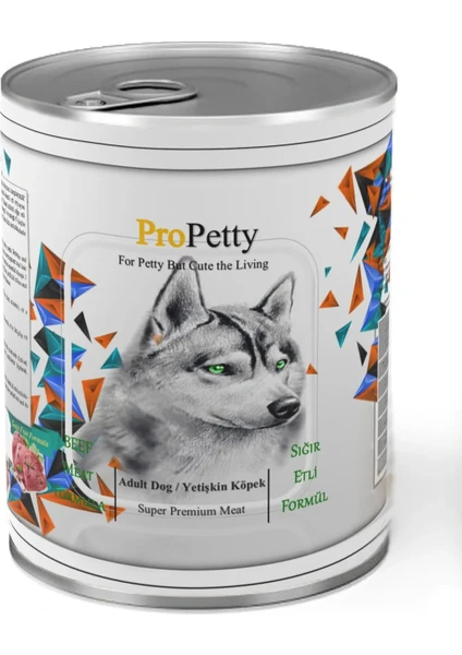 Pro Petty Propetty Sığır Etli Yetişkin Köpek Konservesi  415 gr