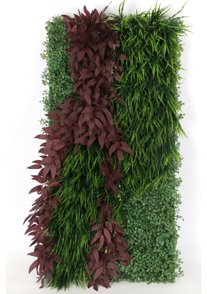 Yapay Dikey Bitki Hazır Duvar Paneli 50X100 cm Model 4