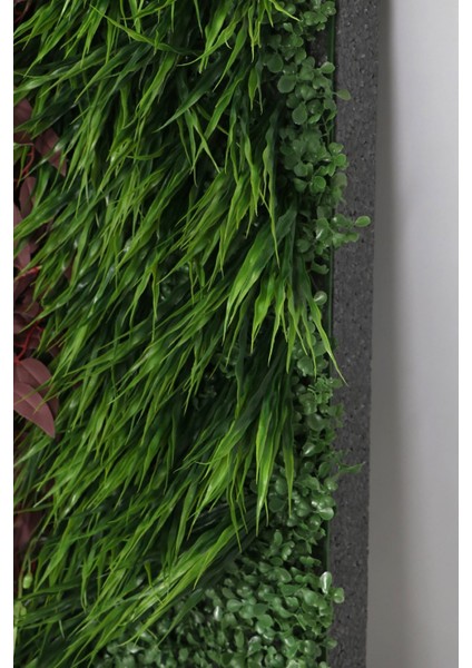 Yapay Dikey Bitki Hazır Duvar Paneli 50X100 cm Model 4
