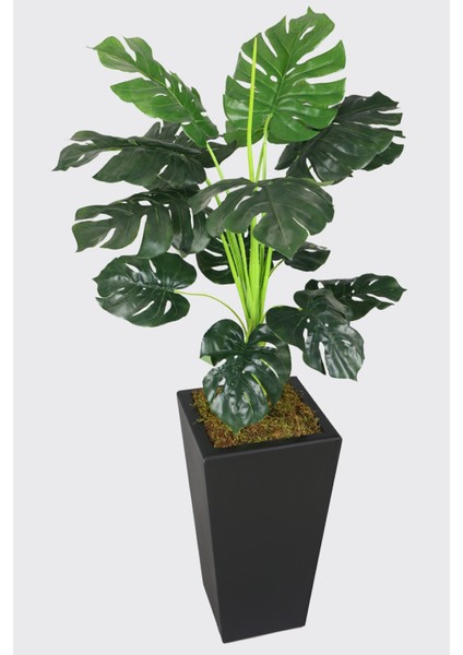 Dekoratif Saksıda Yapay Deve Tabanı Ağacı 150 cm ( Monstera Deliciosa) fiyatları