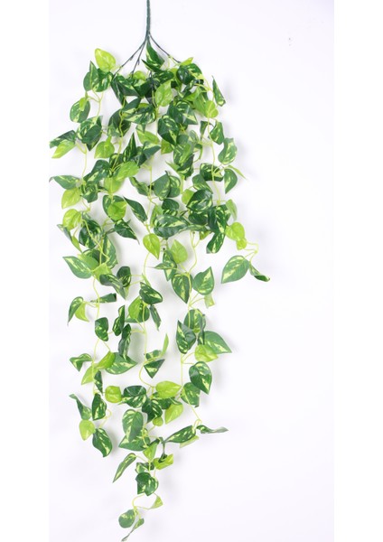 Islak Yapraklı 5 Dal Sarmaşık 110 cm Sarı Çizgili Model