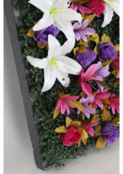 Yapay Dikey Bitki Hazır Duvar Paneli 50X100 cm Model 10