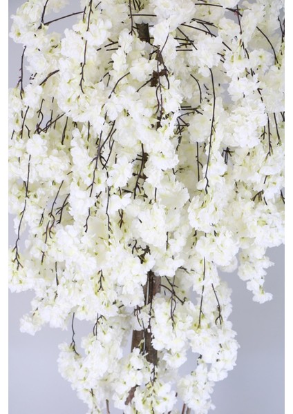 Jumbo Boy Lüks Sarkan Yapay Bahar Dalı Ağacı 200 cm Beyaz modelleri