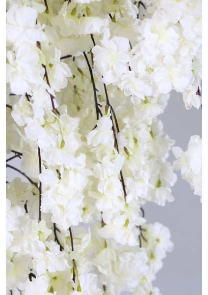 Jumbo Boy Lüks Sarkan Yapay Bahar Dalı Ağacı 200 cm Beyaz fırsatları