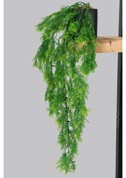 Yapay Çiçek Saksıda Sarkan Sarmaşık 60 cm Yeşil