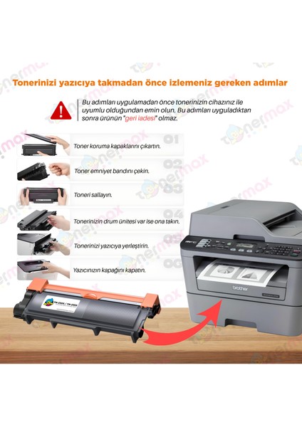 Brother DCP-L2560 Muadil Toneri 2'li Paket / TN-2355 / TMX-L2560 fırsatları