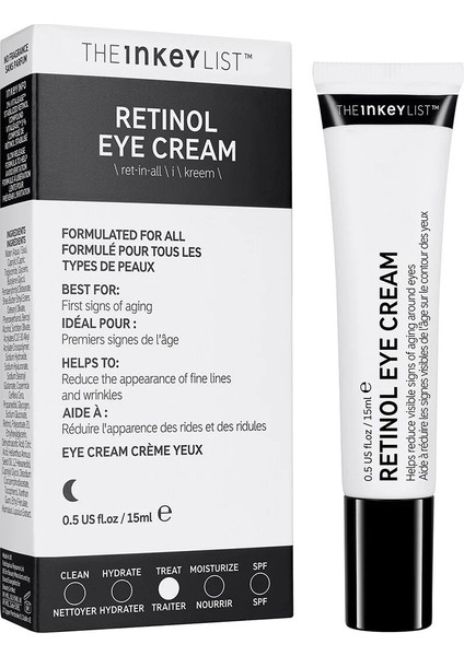 The Inkey Lıst Retinol Eye Cream - Göz Kremi 15 Ml