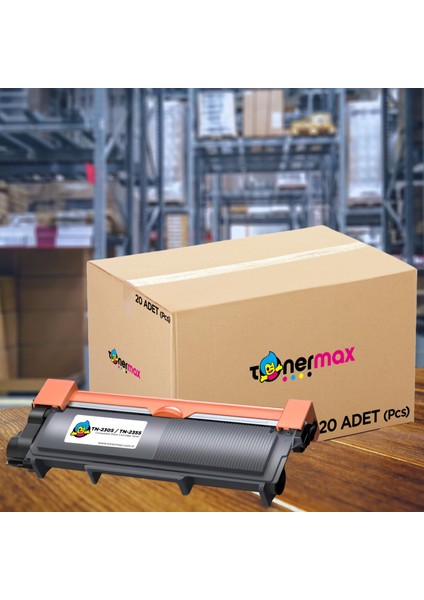 Brother TN-2355 Muadil Toner 20 'li Avantaj Paket / DCP-L2500 / L2520 /L2540 / HL-L2300 / L2340 / L2360 / L2365 / MFC-L2700 / L2720 / L2740