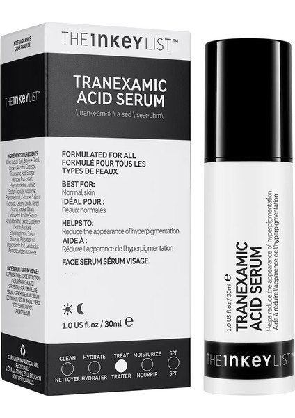 The Inkey Lıst Tranexamic Acid Hyperpigmentation Night Treatment - Cilt Eşitleyici Gece Bakımı 30 Ml
