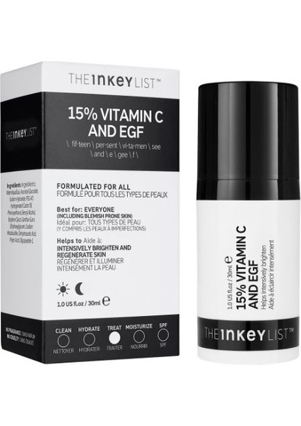 The Inkey Lıst Vıtamın C 15 And Egf Serum 30 Ml