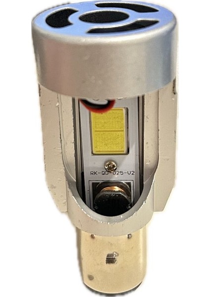 Motosiklet Kısa-Uzun Hüzmeli Bosch Tipi Soğutucu Fanlı LED Far Ampülü Dc 8-80V 20W