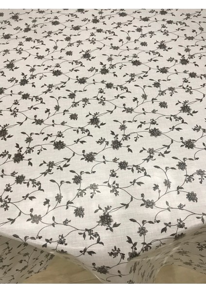 Muşamba Astarlı Yuvarlak Masa Örtüsü 140 cm Çapında