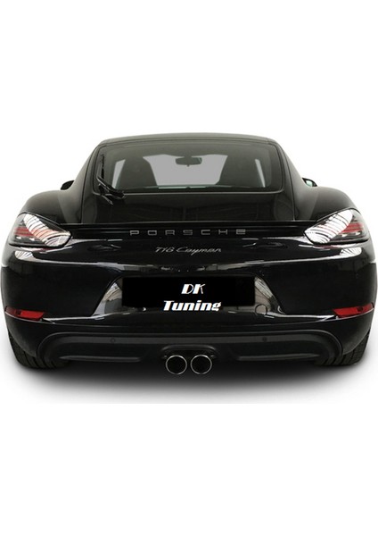 Porsche Cayman 718 Bagaj 3m 3D Abs Yazı Logo Amblem Seti modelleri