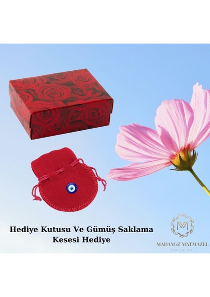 Kadın, Kız Arkadaş Hediye Pembe Zirkon Taşlı Sakura Ağacı Gümüş Kadın Kolye, 925 Ayar Gümüş