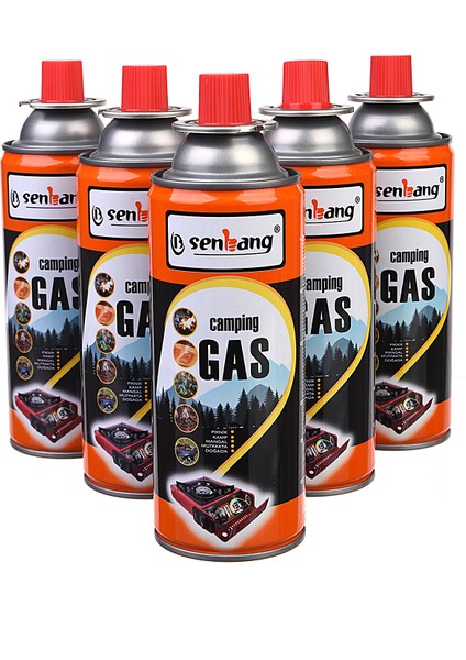 Kamp Ocak Gazı Valfli Kartuş 227GR - 5 Adet