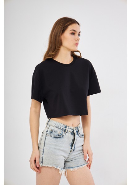 Basic Oversize Cropt-Shirt