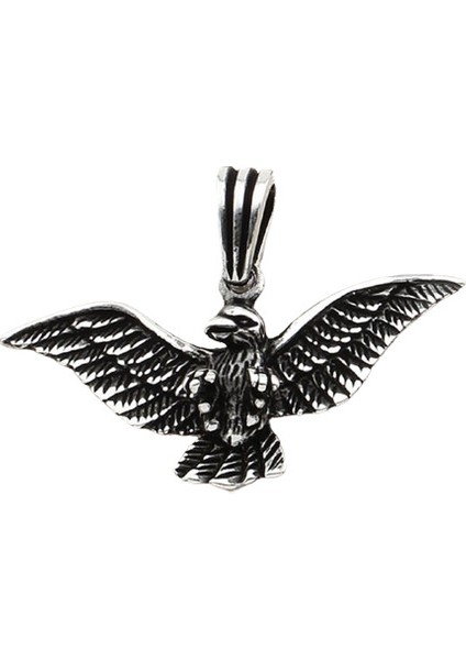 Gümüş 925 Ayar Kartal Kolye Ucu