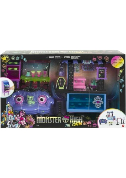 HHK65 Monster High Coffin Bean Restoran Oyun Seti