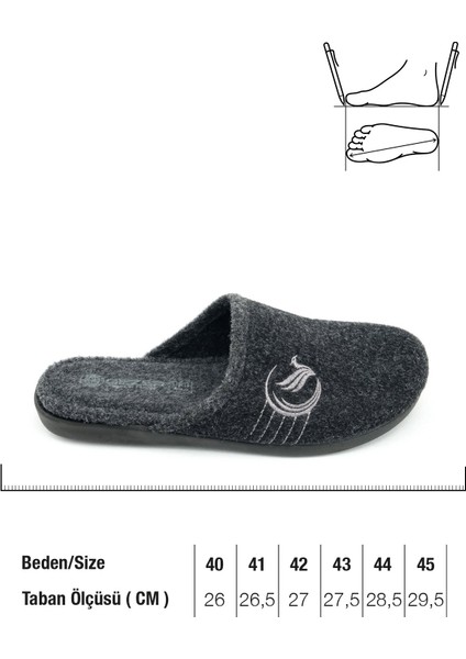 14627 Termal Kumaş Erkek Ev Terlik fiyatları